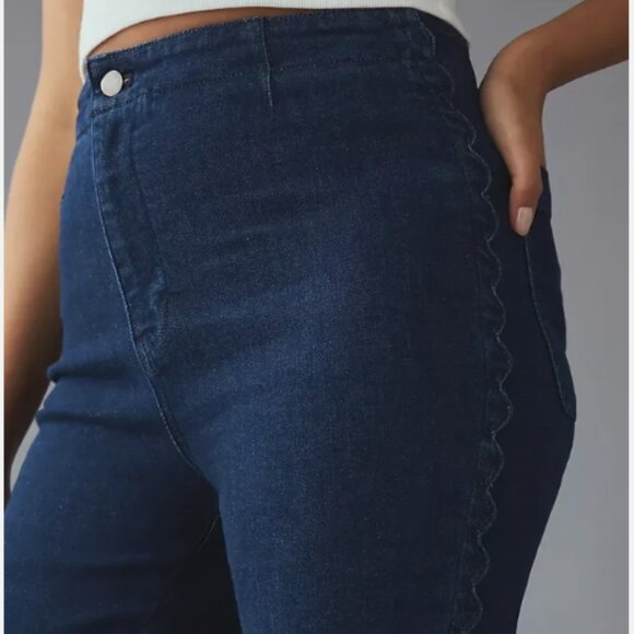 Maeve High-Rise Pedal Pusher Jeans by Anthropologie - Picture 3 of 5